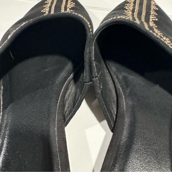 Joie Adia Mules Embroidered Pointed Toe Flats Shoes Size 37 - Picture 8 of 12